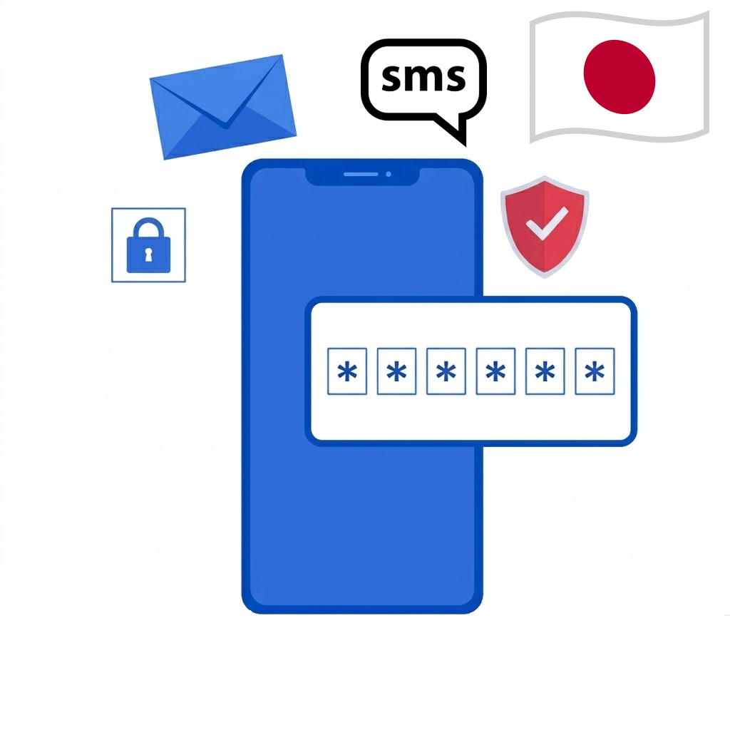 Japan SMS verification service for Japanese websites requiring phone authentication