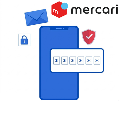 Mercari Japan phone verification service with dedicated number
